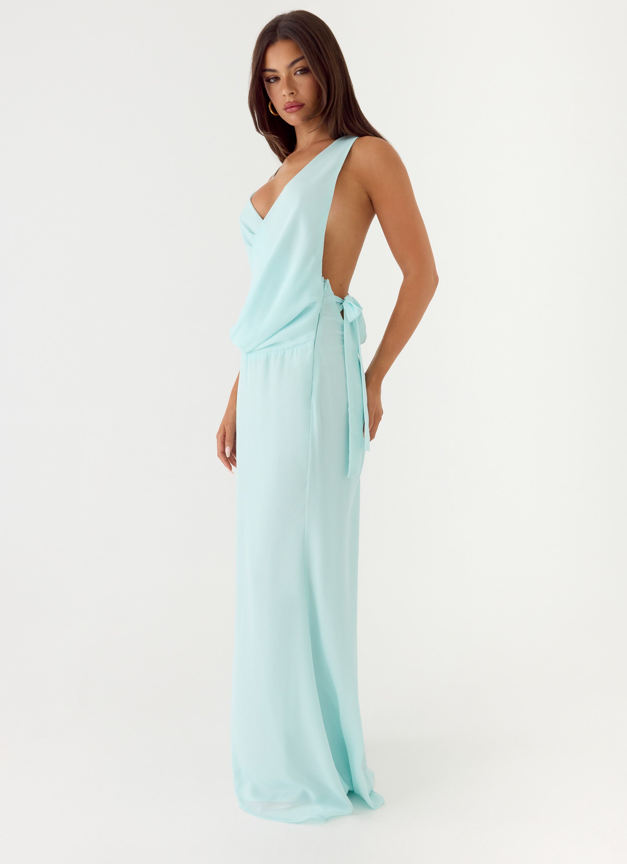 Analia Maxi Dress - Aqua